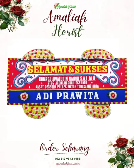 Papan Bunga Ucapan Selamat Mofinop